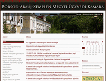 Tablet Screenshot of miskolciugyvedikamara.hu